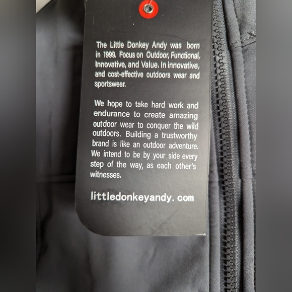 NWT Men's Little Donkey Andy Lightweight Full Zip Softshell Jacket - Picture 3 of 16